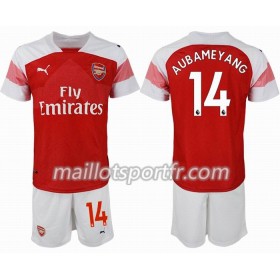 Maillot de Foot Arsenal AUBAMEYANG 14 Enfant Domicile 2018/19